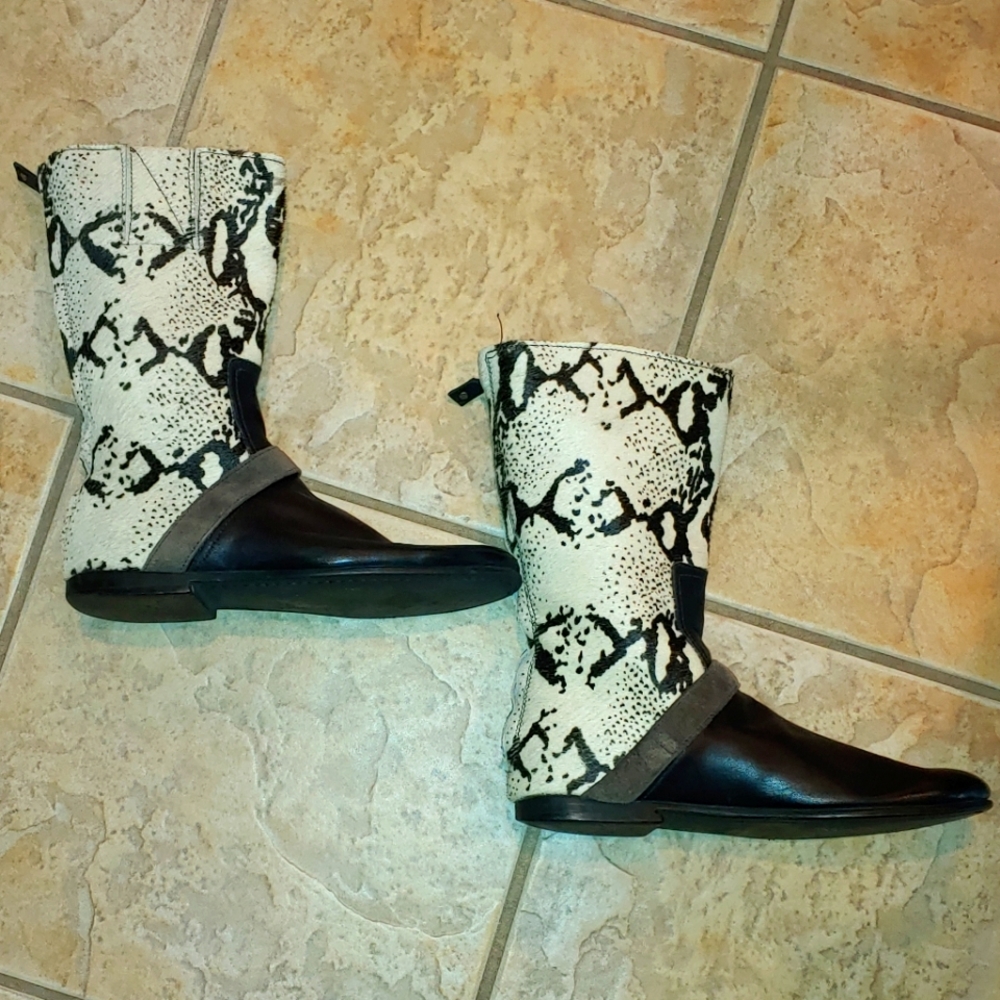 Newbark boots "pony hair"